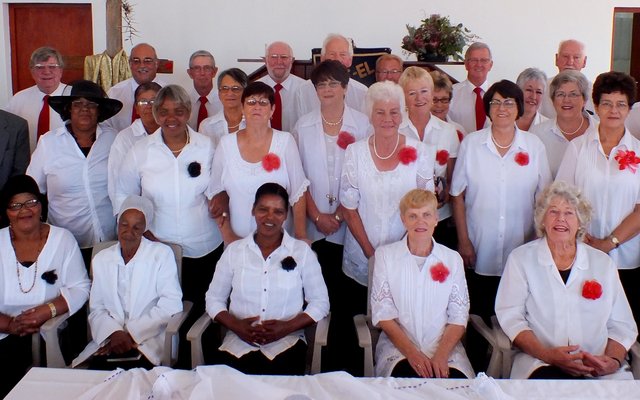 Die gesamentlike kerkkore van Gansbaai NG-gemeente en die VGK-gemeente in Blompark, wat gewys het waartoe hulle in staat is